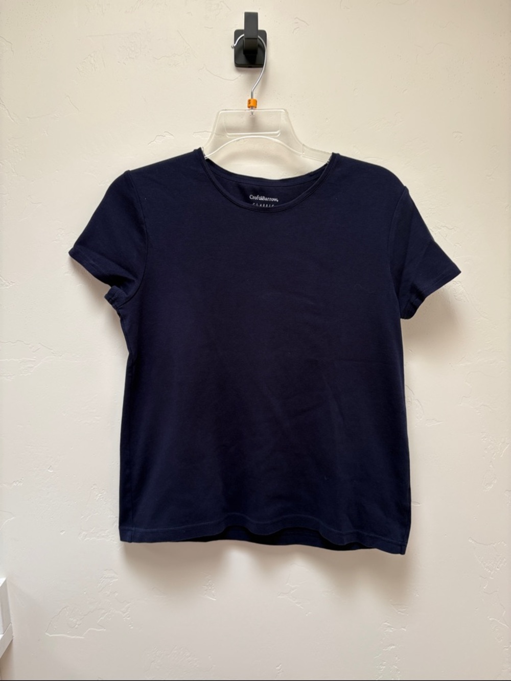 croft & barrow navy short sleeve crew tee